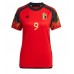 Cheap Belgium Romelu Lukaku #9 Home Football Shirt Women World Cup 2022 Short Sleeve